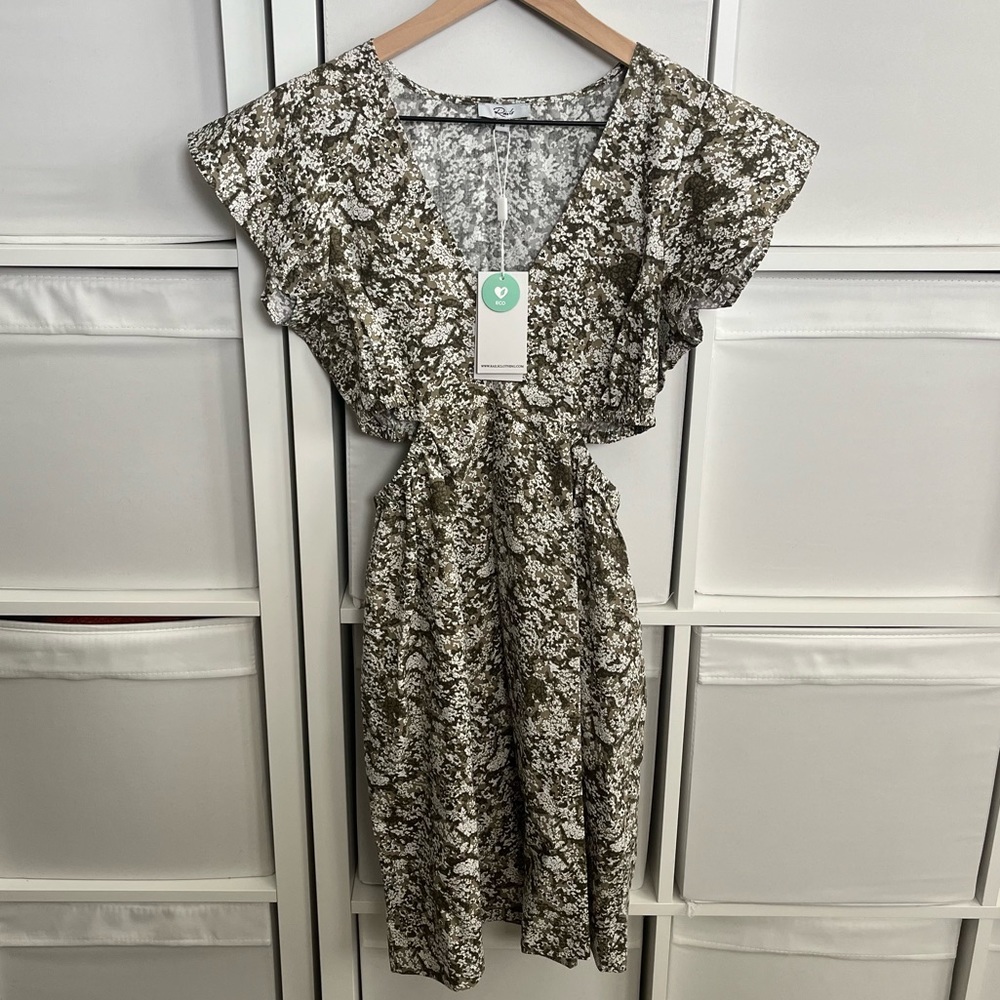 Rails Nyla Vine Mini Dress in Olive - Picture 8 of 10